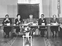 chairing UNEP meeting in Kiev